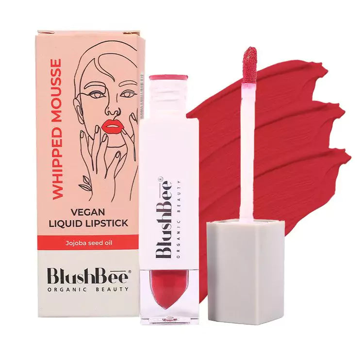 Whipped Mousse Liquid Matte Lipstick - BlushBee Organic Beauty #