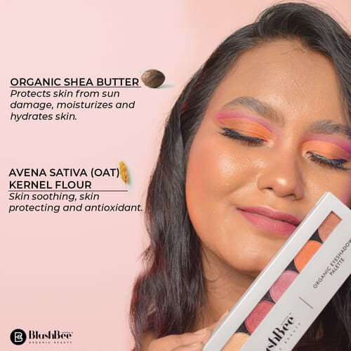 Talc Free Eyeshadow With Shea butter and Oats