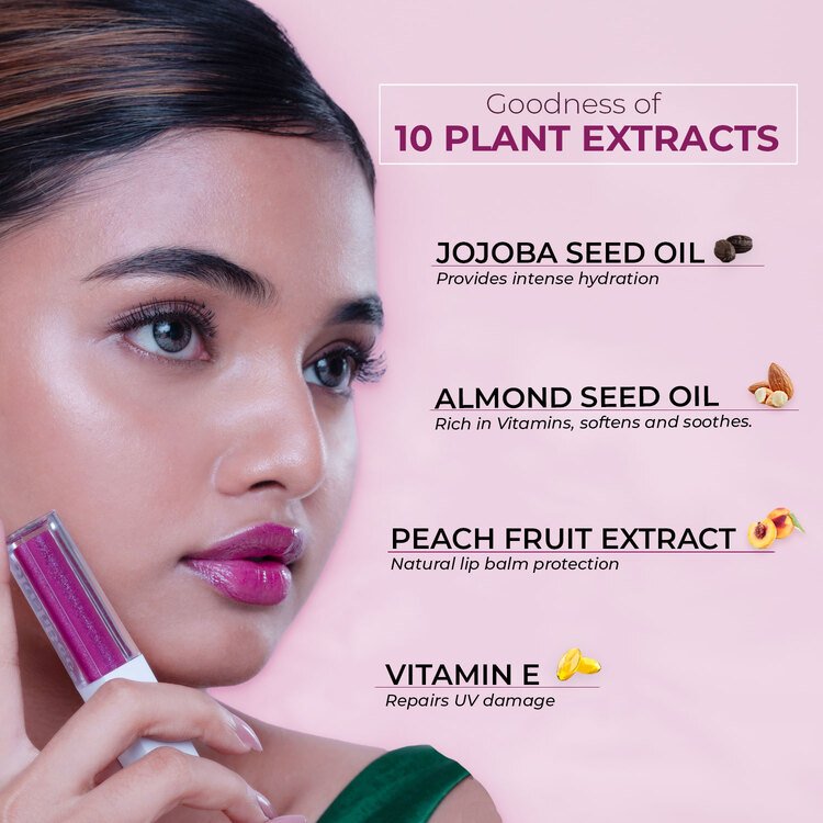 Vegan lip gloss mini combo - pack of 5 - BlushBee Organic Beauty #